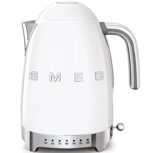 Fierbator electric Smeg KLF04WHEU, 2400W, 1.7 L (Alb)