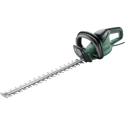 Foarfeca electrica pentru tuns gard viu Bosch UniversalHedgeCut 06008C0501, putere 480 W, 50 cm lungime lama, 26 mm distanta intre dinti, 3400 curse/min