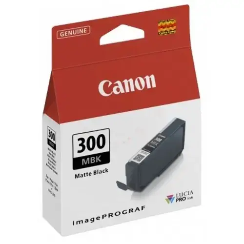 Cartus de cerneala Canon PFI-300MBK, 14.4ml (Negru mat)