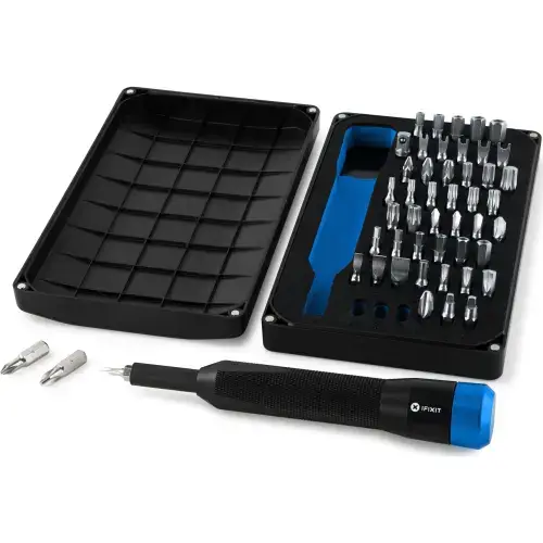 Set 48 biti de precizie cu surubelnita iFixit, Universal, Negru