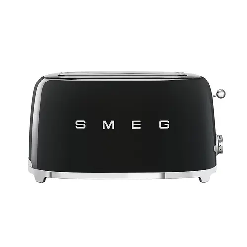 Prajitor de paine Smeg TSF02BLEU, 1500W, 2 felii, 6 Trepte pentru rumenire (Negru)