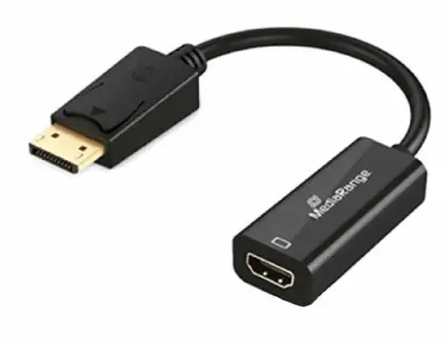Convertor MediaRange MRCS175, DisplayPort - HDMI (Negru)