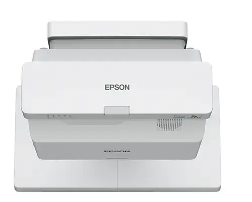 Videoproiector EPSON EB-770F, Full HD (1920 x 1080), VGA, HDMI, Wireless, 4100 lumeni, Difuzor 16W, Ultra short throw (Alb)