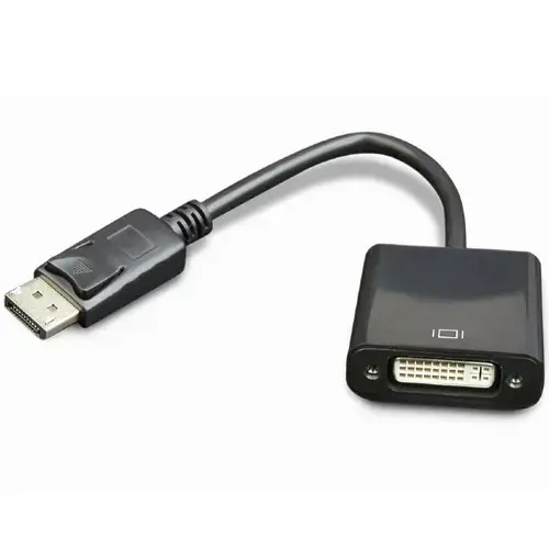 Cablu video Gembird DisplayPort (T) la DVI-I DL (M), 10cm, rezolutie maxima Full HD la 60Hz, Negru, AB-DPM-DVIF-002