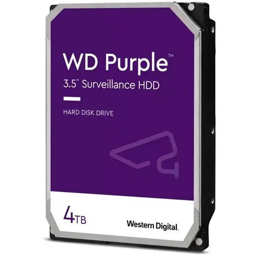 HDD Western Digital Purple 4TB, 5400rpm, 256MB cache, SATA-III, 3.5inch