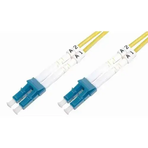 Cablu de retea din fibra optica Digitus , duplex SM 9/125 OS2 LC/LC 3m, galben