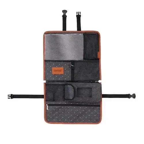 Organizator pentru scaun auto si carucior Badabulle 2 in 1 B045604 (Negru)