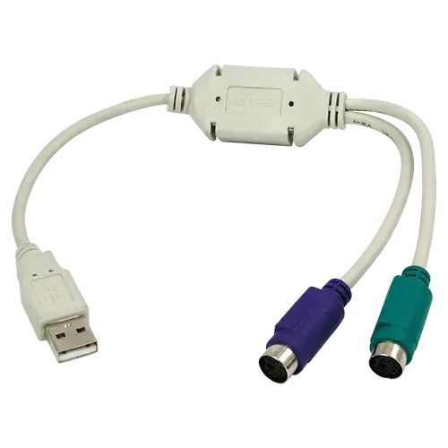 Adaptor, Logilink, AU0004A USB la 2xPS/2, AU0004A