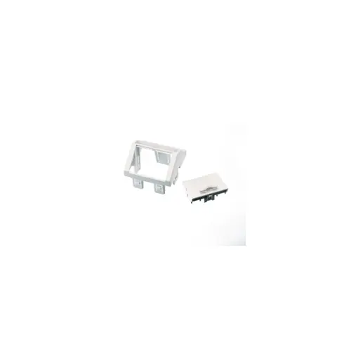 Modul Nexans LANmark, 2 porturi Snap-in RJ 45, nepopulat, Alb