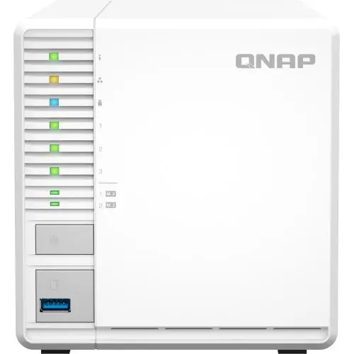 NAS Qnap TS-364, Procesor Intel® Celeron® N5095 2.9Ghz, 3-Bay, 8GB DDR4, 1 port 2.5G, 1 port USB 3.2 Gen 1, 2 porturi USB 3.2 Gen 2