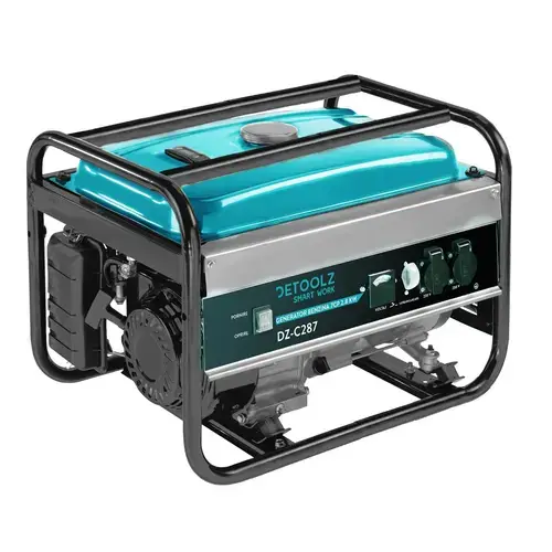 Generator benzina DETOOLZ DZ-C287, 7 CP, 2800 W (Negru/Albastru)