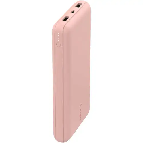 Acumulator Extern Belkin Boost Charge, 20000 mAh, USB-A & C, 15W (Roz)