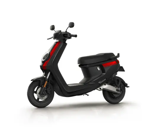 Scuter electric NIU MQi+ Sport, Motor 1200W, Viteza maxima 45km/h, autonomie 45-55km, Cruise control, franare pe disc, GPS (Negru/Rosu)