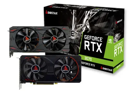 Placa video Biostar GeForce RTX 3070  8GB GDDR6 256-bit