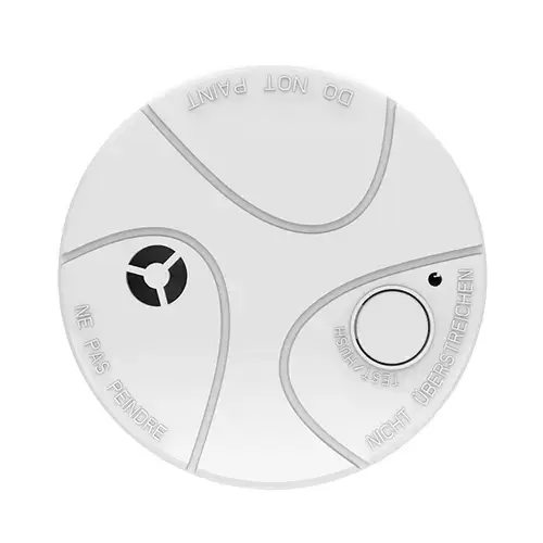 Senzor fotoelectric de fum EZVIZ T4C, Smart Home, baterie 2300 mAh, Wi-Fi (Alb)