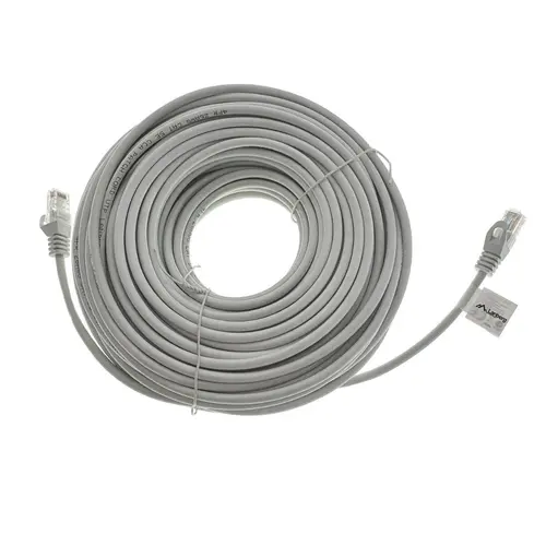Cablu UTP, Lanberg 42781, cat.5e, mufat 2xRJ45, lungime 30m, AWG 26, 100 MHz, de legatura retea, ethernet, gri