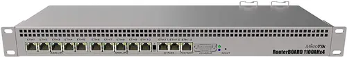 Router MikroTik RB1100AHx4, QuadCore 1.4GHz, 13xGigabit LAN, Rack 2U, microSD
