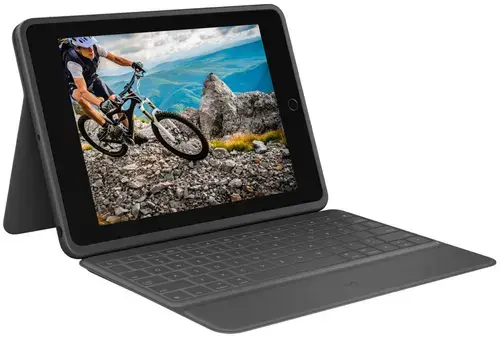 Husa cu tastatura Logitech Rugged Folio 920-009319 pentru iPad 10.2inch gen7 (Negru)