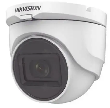 Camera supraveghere video Hikvision DS-2CE76D0T-ITMFS2, Turbo HD dome, 2MP, CMOS, 1920 × 1080, 2.8mm (Alb)