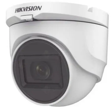Camera supraveghere video Hikvision DS-2CE76D0T-ITMFS2, Turbo HD dome, 2MP, CMOS, 1920 × 1080, 2.8mm (Alb)