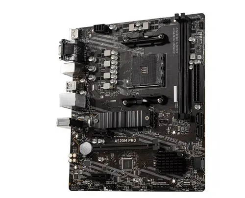 Placa de baza MSI A520M PRO, AMD A520, AM4, mATX