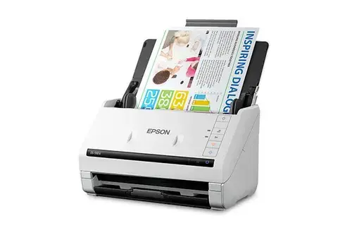Scanner Epson DS-530II, dimensiune A4, tip sheetfed, viteza scanare: 70 ipm alb-negru si color, rezolutie optica 600x600dpi, ADF Single Pass 50 pagini, duplex, senzor CCD