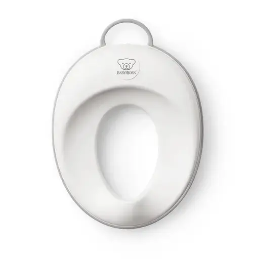 Reductor BabyBjorn Toilet Training Seat pentru toaleta  (Alb/Gri)