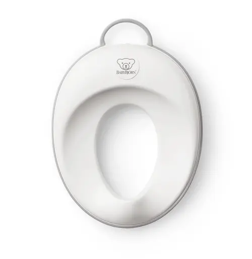 Reductor BabyBjorn Toilet Training Seat pentru toaleta  (Alb/Gri)