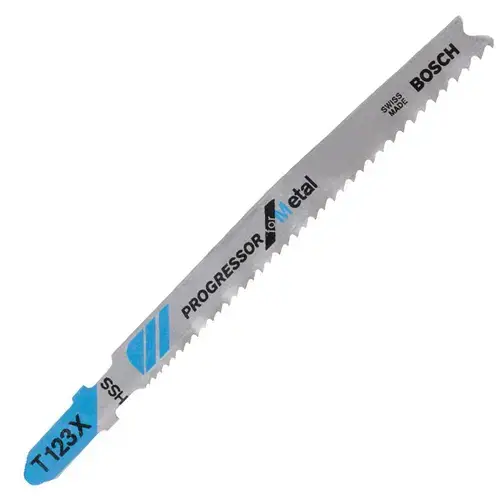 Set 5 panze pentru ferastrau vertical Bosch T 123 XF, Progressor for and Metal