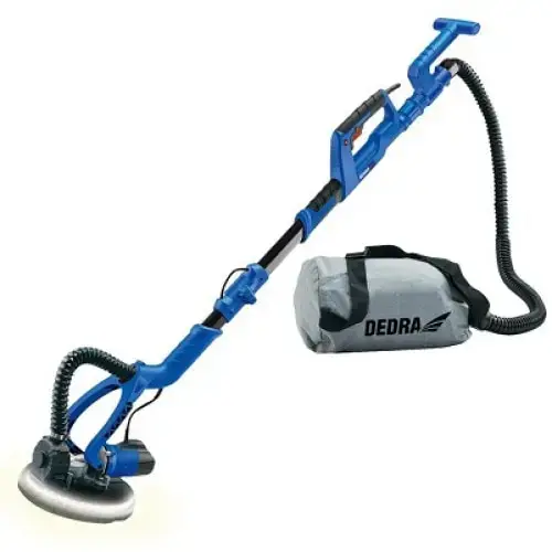 Masina de slefuit pentru pereti DEDRA DED7766, cu sac propiu, iluminare cu led, 750W