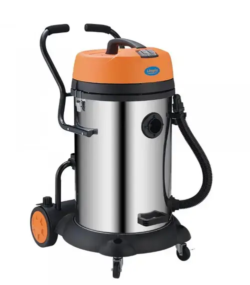 Aspirator multifunctional Limpio LWD-60X, 2640 W, 2 motoare, Functie de suflare, Putere de aspirare 250 W, 60 L (Argintiu/Portocaliu)