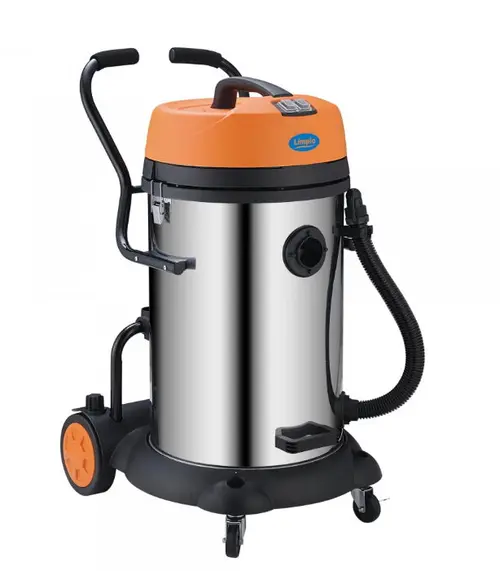 Aspirator multifunctional Limpio LWD-60X, 2640 W, 2 motoare, Functie de suflare, Putere de aspirare 250 W, 60 L (Argintiu/Portocaliu)
