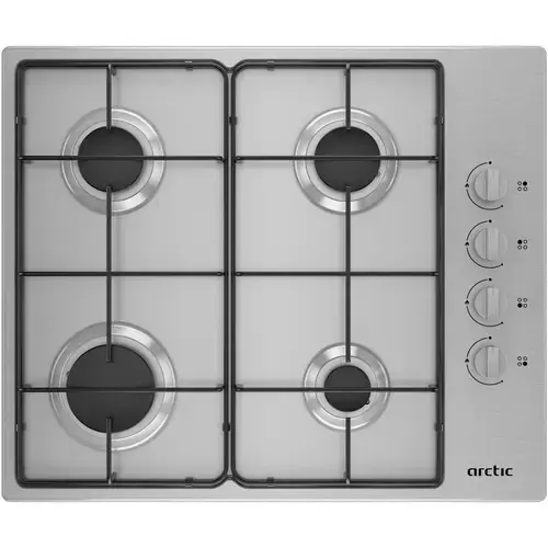 Plita incorporabila Arctic ARGG64123SX, Gaz, 4 arzatoare (Argintiu)