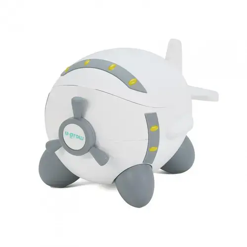 Olita in forma de avion cu elice U-Grow UGOA-75WH (Alb/Gri)