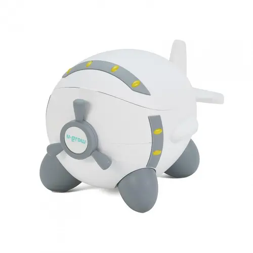 Olita in forma de avion cu elice U-Grow UGOA-75WH (Alb/Gri)