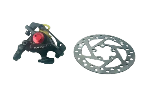 Sistem franare XTECH, etrier + disc 120mm pentru trotinete electrice