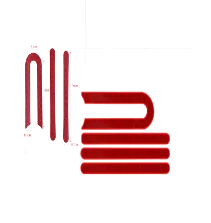 Set Stickere Reflectorizante pentru Xiaomi Mijia M365/M365 PRO (Rosu)