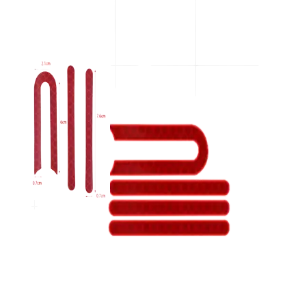Set Stickere Reflectorizante pentru Xiaomi Mijia M365/M365 PRO (Rosu)