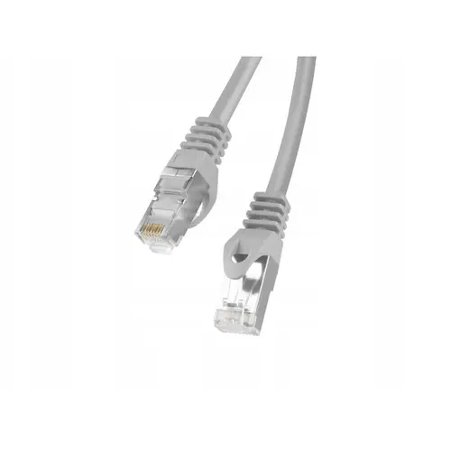 Cablu de retea din fibra optica Lanberg, RJ45 cat.6 FTP 5m, Gri