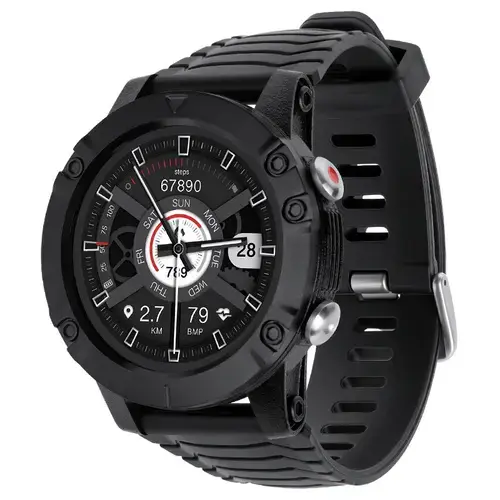 Ceas Activity Tracker KRUGER&MATZ ACTIVITY KM0720, GPS, Bluetooth, Waterproof IP68 (Negru)