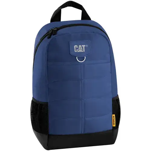 Rucsac Caterpillar Millennial Classic Benji material 600D HD polyester, negru/bleumarin, 30 x 15 x 45 cm