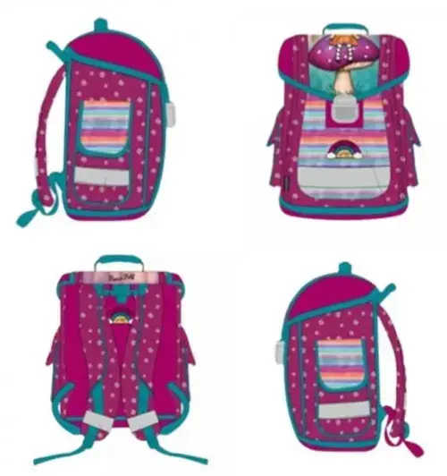 Rucsac de scoala ergonomic, inchidere metalica - Gorjuss Faerie Folk