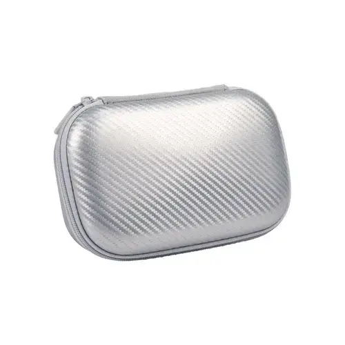 Penar cu fermoar ZIPIT Carbon Storage Box cu buzunar interior (Argintiu)