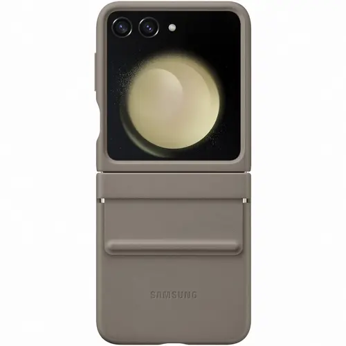 Husa de protectie Samsung Flap Husa de protectie Samsung Eco-leather Case pentru Samsung Galaxy Z Flip 5 (Maro)