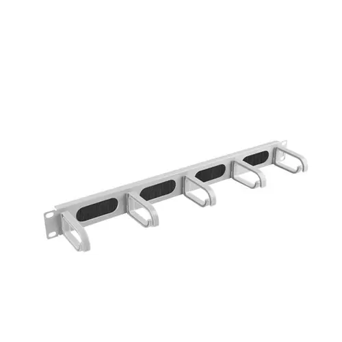 Organizator de cabluri tip perie Lanberg, tip B 19'' 1U, Gri