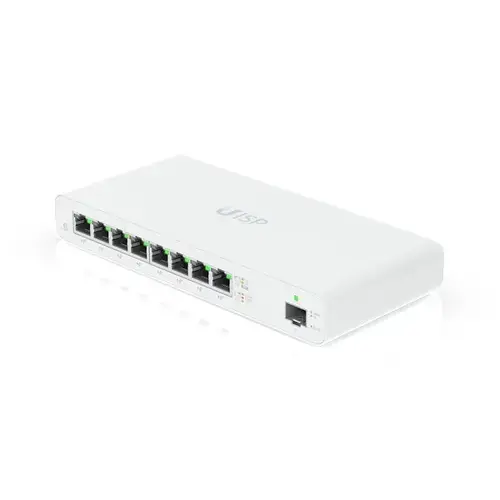 Router UISP, Ubiquiti, 8 porturi, 1000 Mbps, Alb