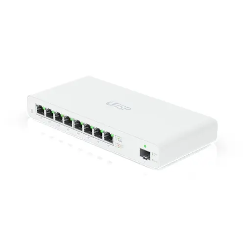 Router UISP, Ubiquiti, 8 porturi, 1000 Mbps, Alb