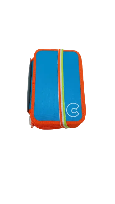 Penar CARIOCA Fluo, cu 3 fermoare, complet echipat (Albastru)
