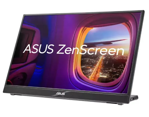 Monitor Portabil IPS LED ASUS ZenScreen 16inch MB16QHG, WQXGA (2560 x 1600), HDMI, 120 Hz (Negru)