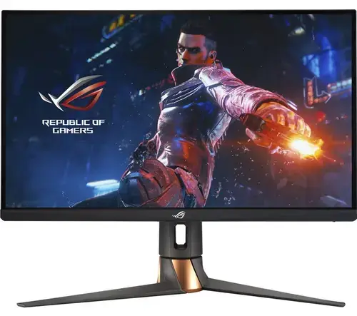 Monitor Gaming Fast IPS LED ASUS ROG Swift 27inch PG27UQR, UHD (3840 x 2160), HDMI, DisplayPort, Pivot, 160 Hz, 1 ms (Negru)